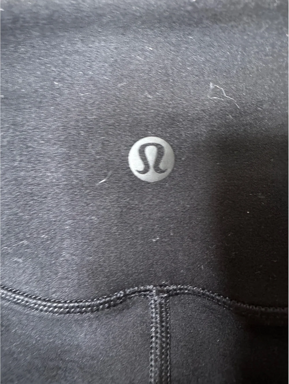 Lululemon Womens Size 12 Black Leggings Laser Cut Mesh Wide Waistband